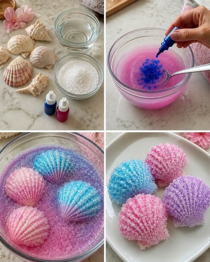 How to Make Crystal Seashells